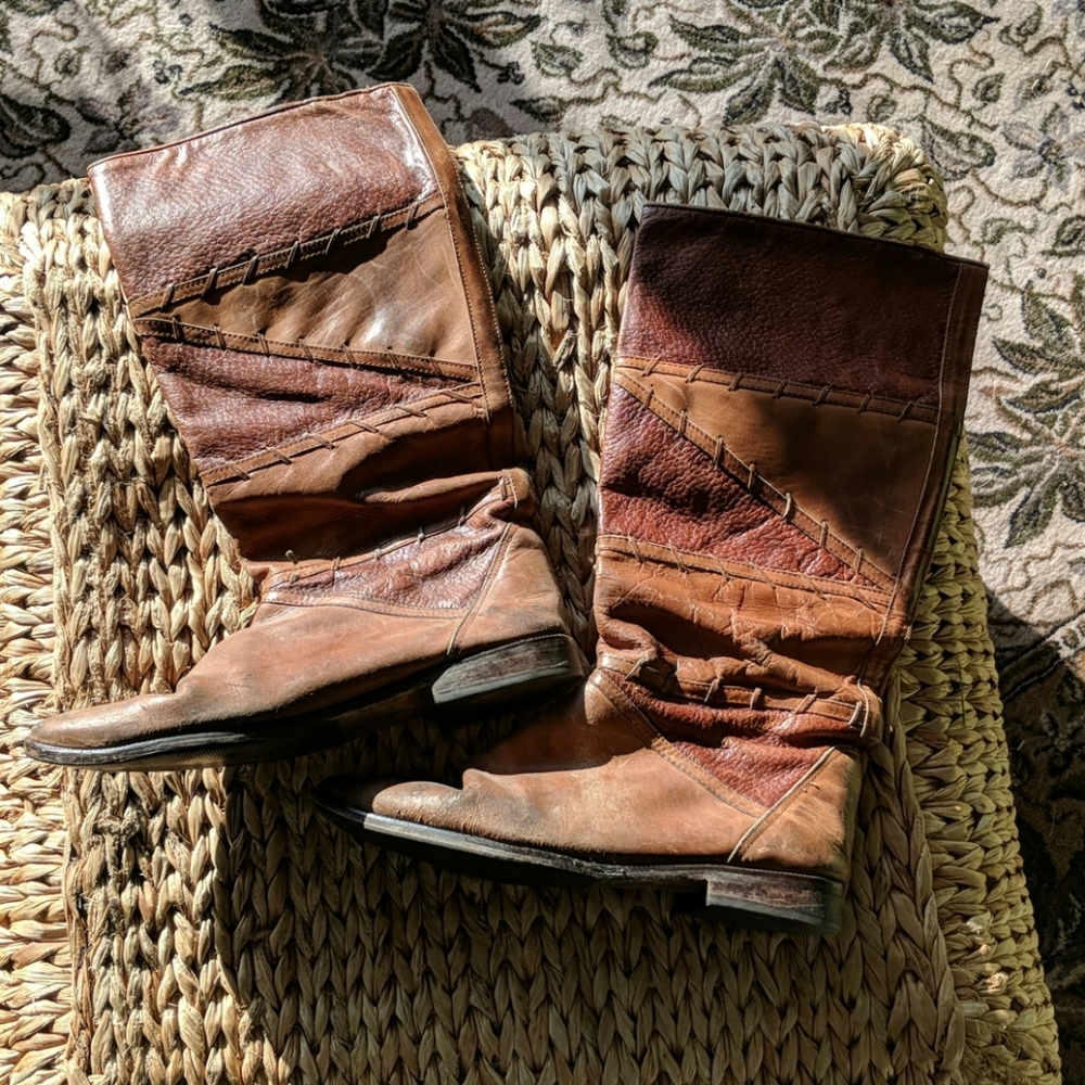 leather boots